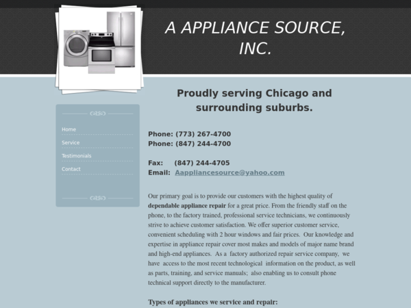 A Appliance Source