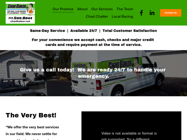 Chad Baker Drain Cleaning