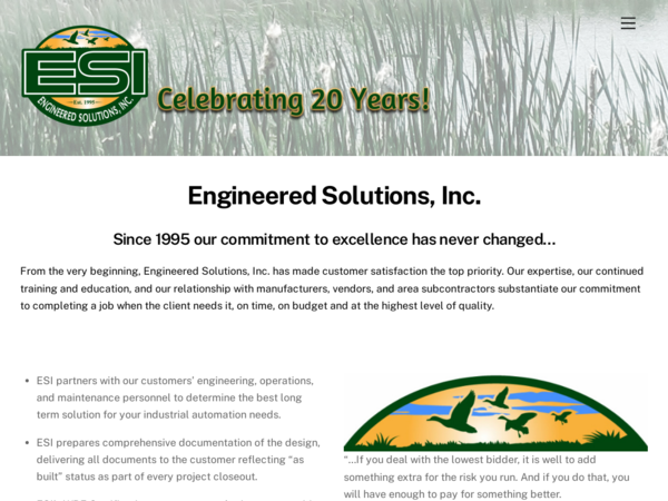 Engineered Solutions Inc
