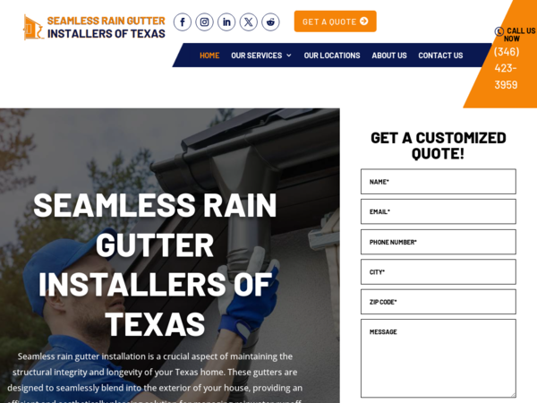 Seamless Rain Gutters