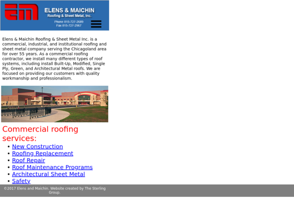 Elens Maichin Roofing & Sheet Metal Inc.