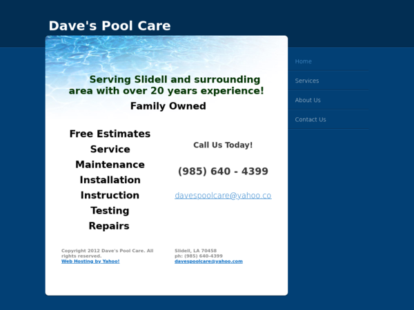 Dave's Pool Care