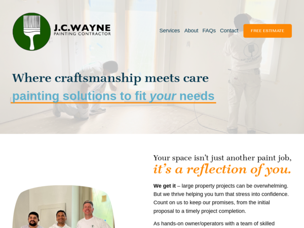 J. C. Wayne Painting