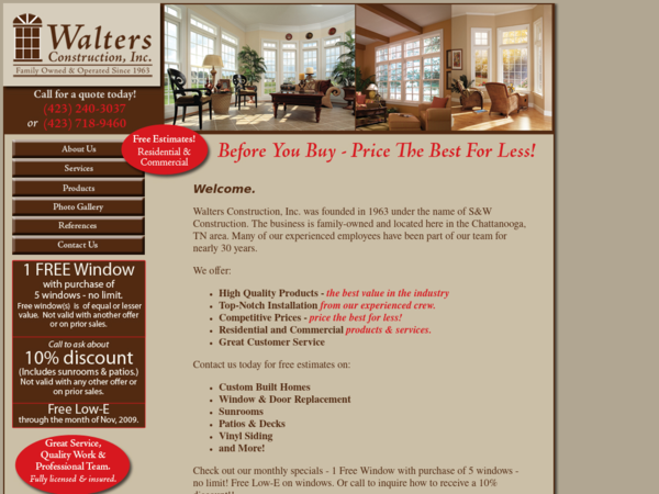 Walters Construction Inc.