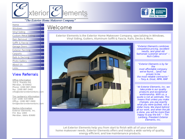 Exterior Elements Inc