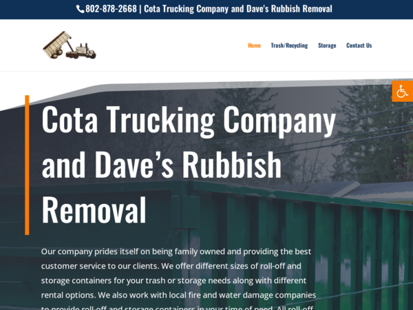 Cota Trucking Company and Dave's Rubbish Removal