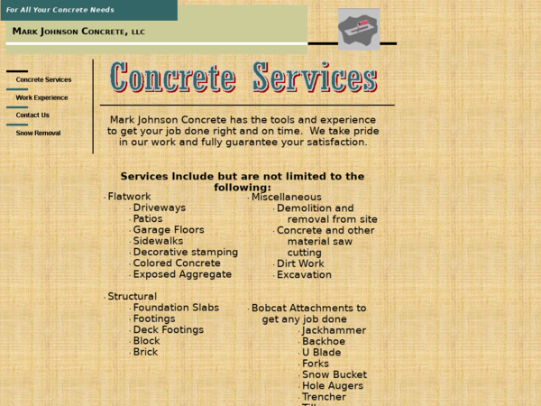 Mark Johnson Concrete LLC