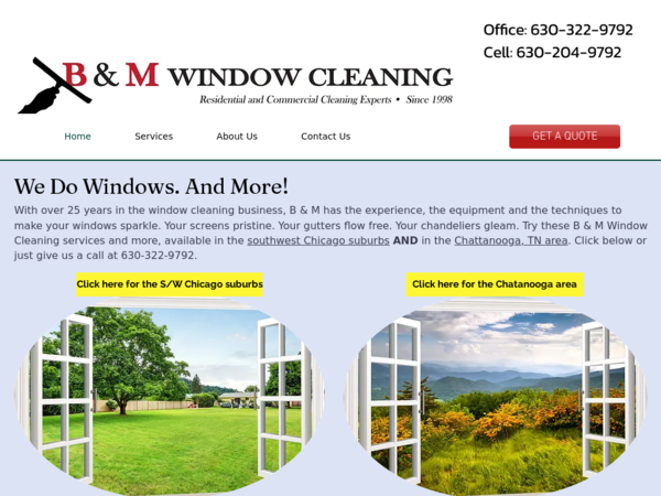 B & M Window Cleaning