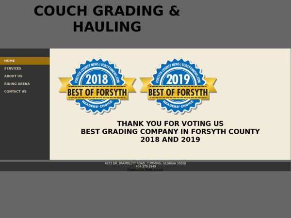 Couch Grading & Hauling
