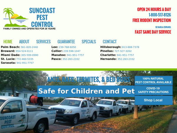Suncoast Pest Control Miami