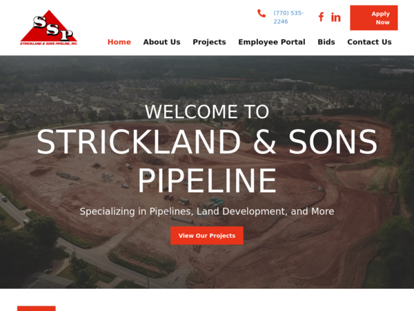 Strickland & Sons Pipeline