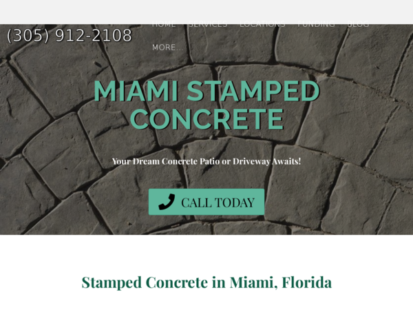 Stamped Concrete Miami