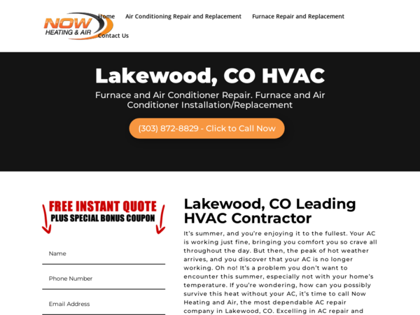 Lakewood Furnace Repair & Air Conditioning Repair