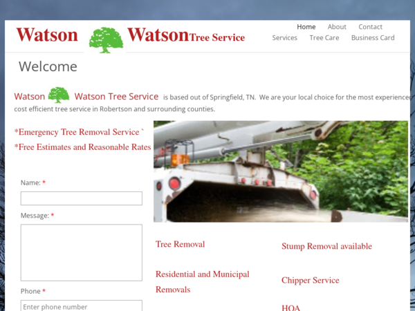 Watson & Watson Tree Service