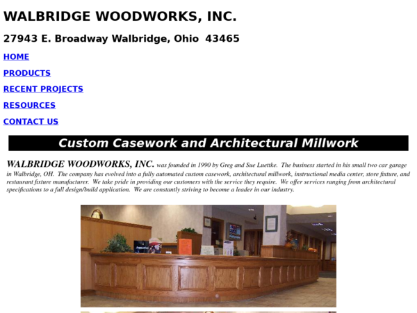 Walbridge Woodworks Inc
