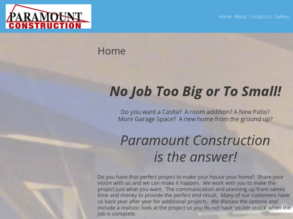 Paramount Construction