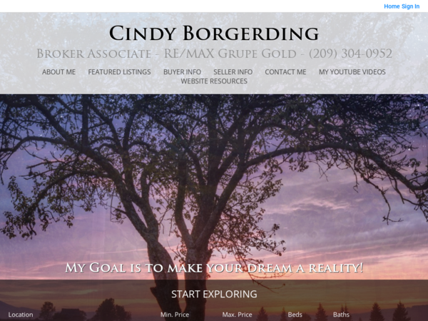 Cindy Borgerding Broker Associate/Realtor Calbre#01941267