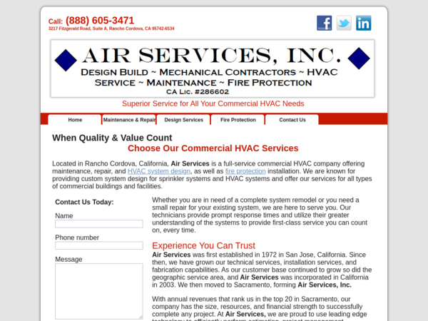 Air Services Inc