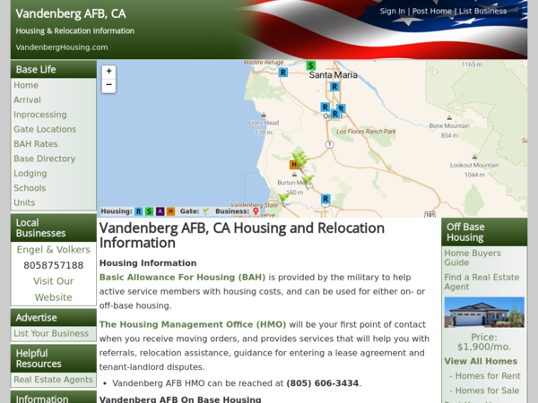 Vandenberg AFB Housing