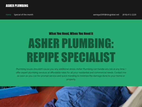 Asher Plumbing Inc.