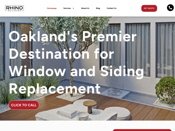 Rhino Oakland Window Replacement & Siding