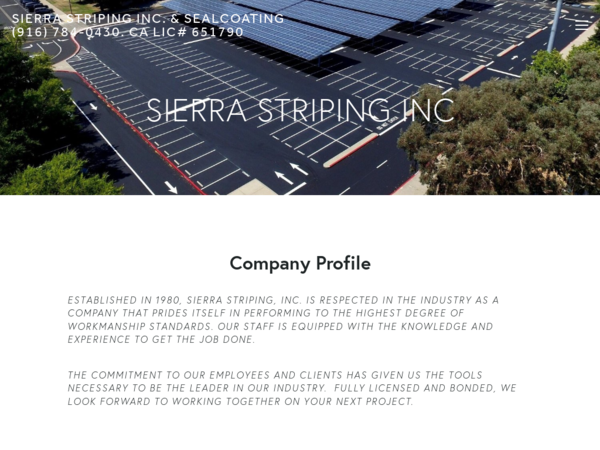 Sierra Striping Inc