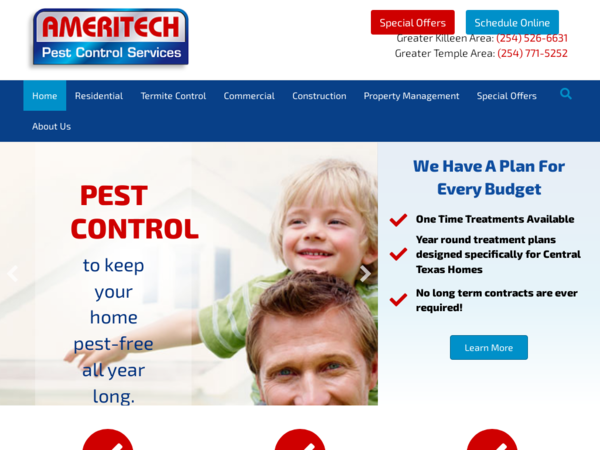Ameritech Pest Control Services Temple