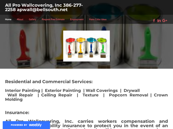 All Pro Wallcovering Inc