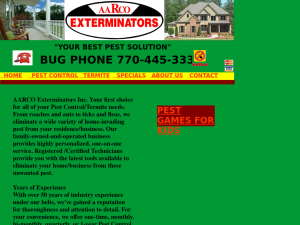Aarco Exterminators Inc
