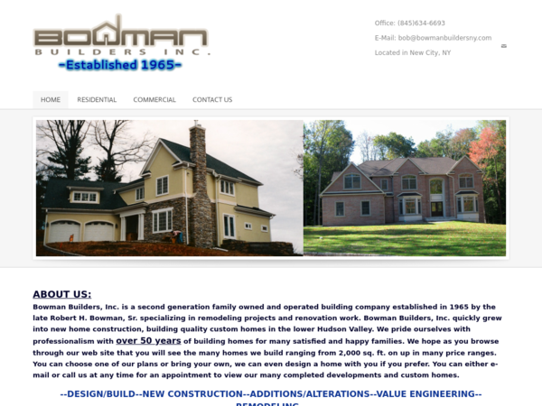 Bowman Builders Inc
