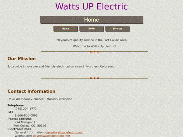 Watts Up Electric Inc