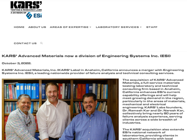 Kars' Advanced Materials Inc