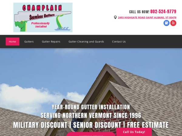 Champlain Seamless Gutters LLC