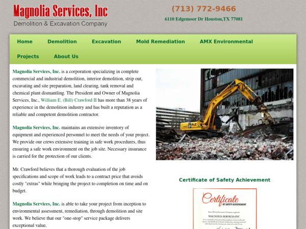 Magnolia Services Inc