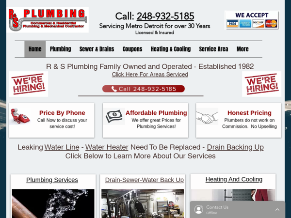 R & S Plumbing Heating & Cooling