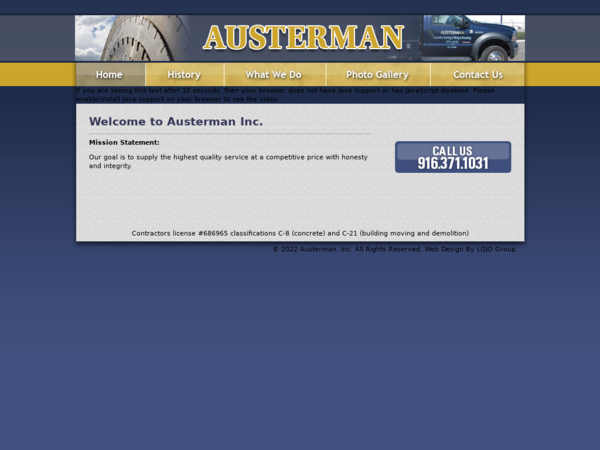 Austerman Concrete Sawing