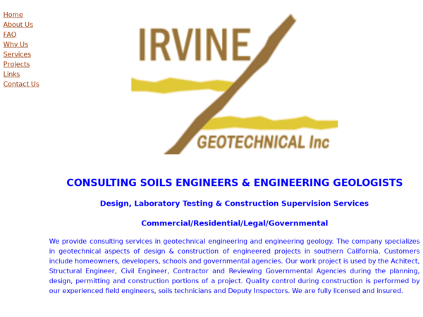 Irvine Geotechnical