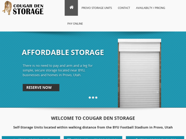 Cougar den Storage