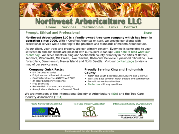 Northwest Arboriculture LLC