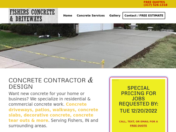 Fishers Concrete Repair & Driveways