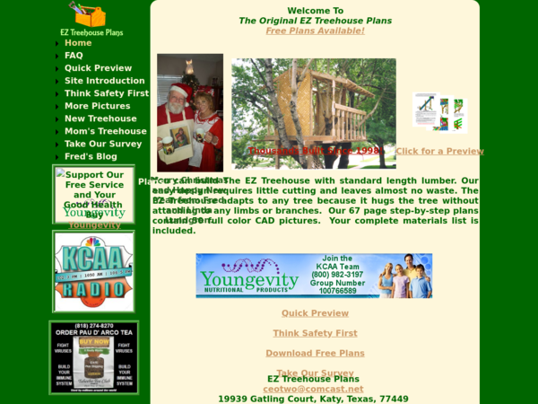 EZ Treehouse Plans