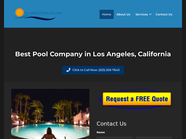 Master Los Angeles Pool Builders