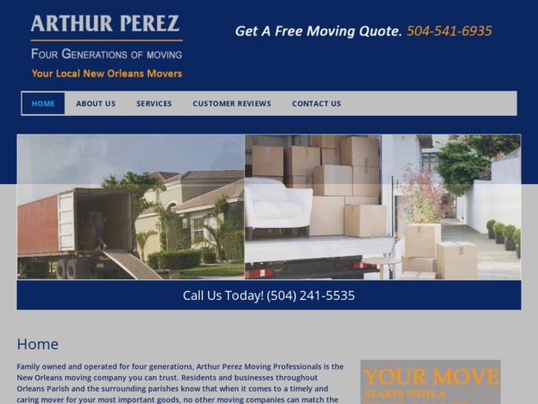 Arthur Perez Moving Professionals LLC
