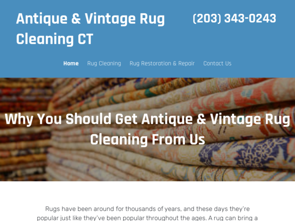 Antique and Vintage Rug Cleaning CT