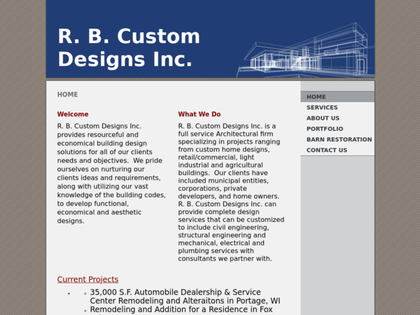 R. B. Custom Designs Inc