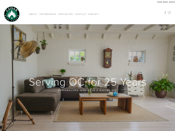 Cedar Real Estate Inc