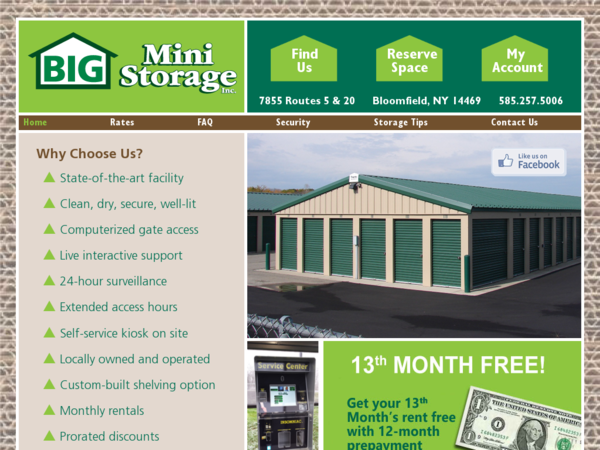 Big Mini Storage Inc.