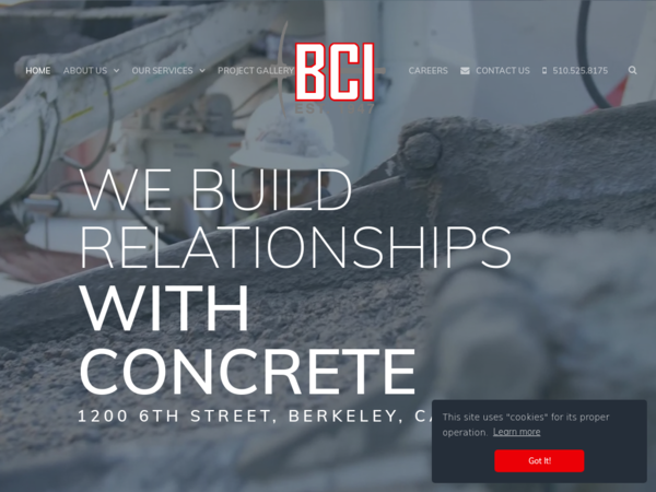BCI South Berkeley Cement
