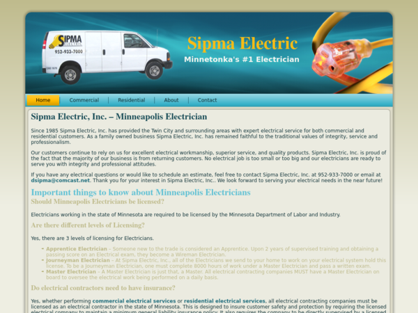 Sipma Electric Inc