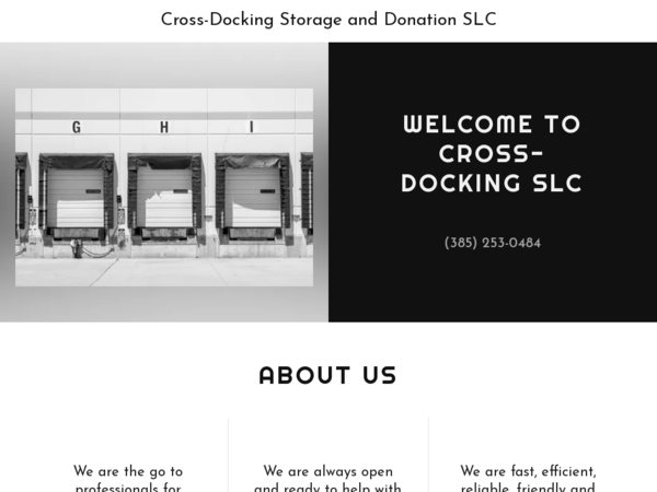 Cross-Docking Storage and Donation SLC